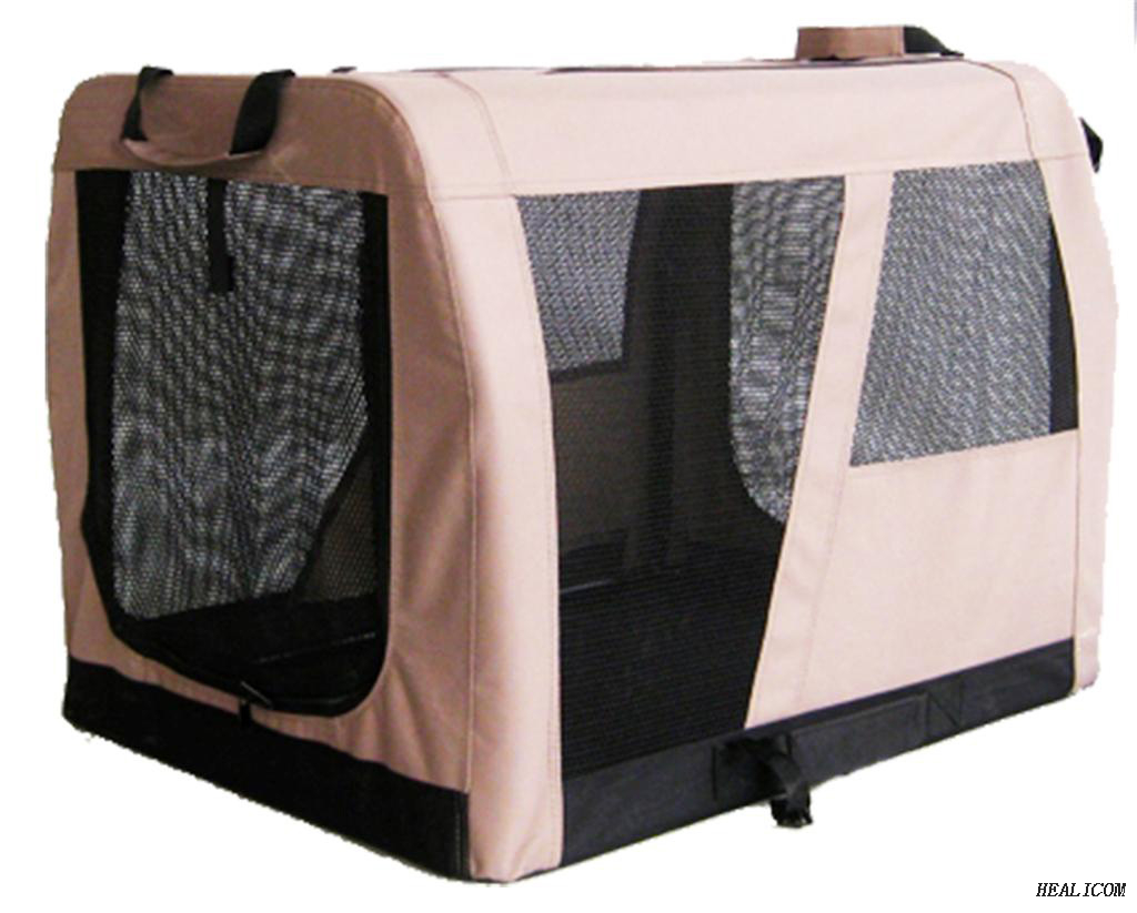TPA0005 Cage portable pour animaux de compagnie en tissu dragon gris pour les voyages en plein air