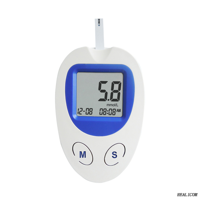 Système de surveillance de glucose de sang d'équipements d'essai de glucomètre de sang portatif de la CE BG-101
