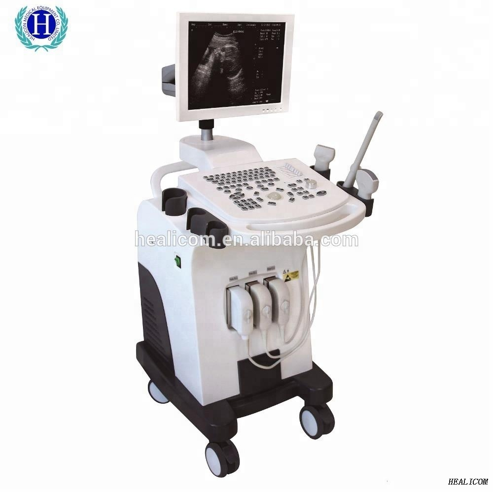 Système d'échographie médicale HBW-11 PLUS Scanner à ultrasons sur chariot entièrement numérique de 15 pouces