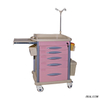 HET-79073B1-PK Chariot d'urgence pour meubles d'hôpital en ABS de haute qualité