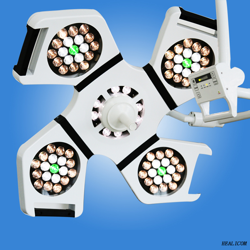Lumière d'examen chirurgical sans ombre d'équipement de salle d'opération d'hôpital HYD02-LED3+3