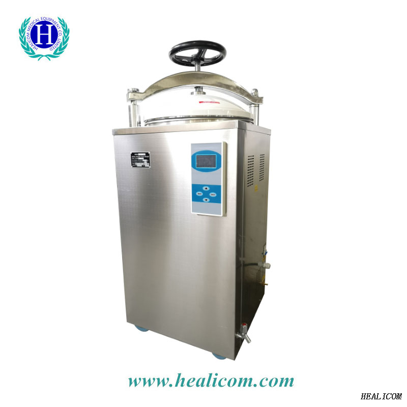 Stérilisateur à vapeur à pression verticale d'automatisation d'affichage numérique HVS-HD de haute qualité 35L 50L 75L 100L