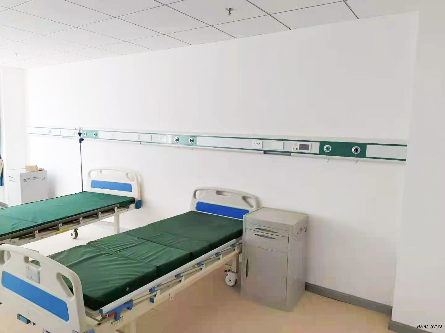 Unité de tête de lit de panneau de console de lit de zone d'équipement de gaz médical pour l'hôpital et les soins de santé médicaux