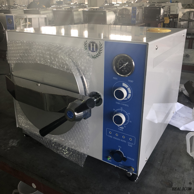 Stérilisateur à vapeur d'autoclave de table HTS-20A de haute qualité avec ISO9001