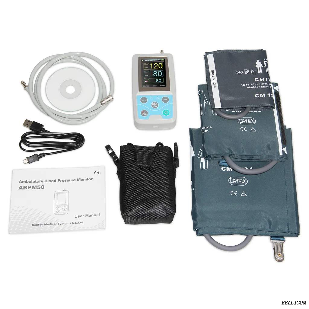 ABPM50 Portable usage domestique poignet automatique électronique sphygmomanomètre numérique montre tensiomètre ambulatoire