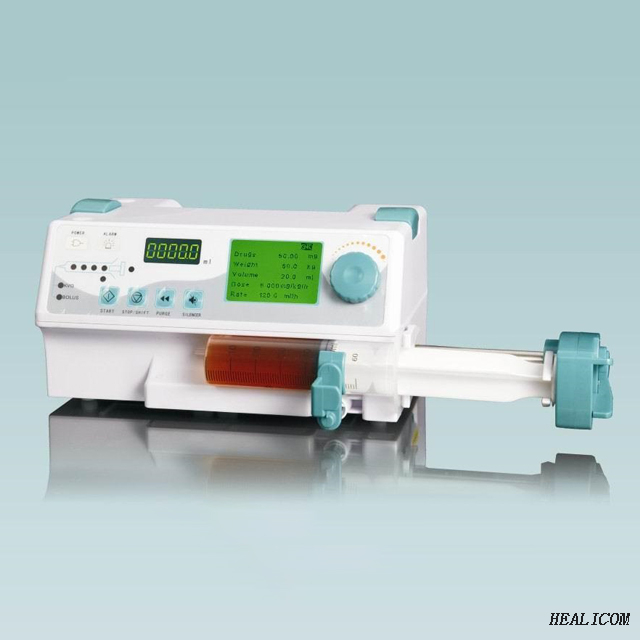 Pompe à seringue 810 équipement médical hôpital portatif électrique automatique pompe à seringue portative