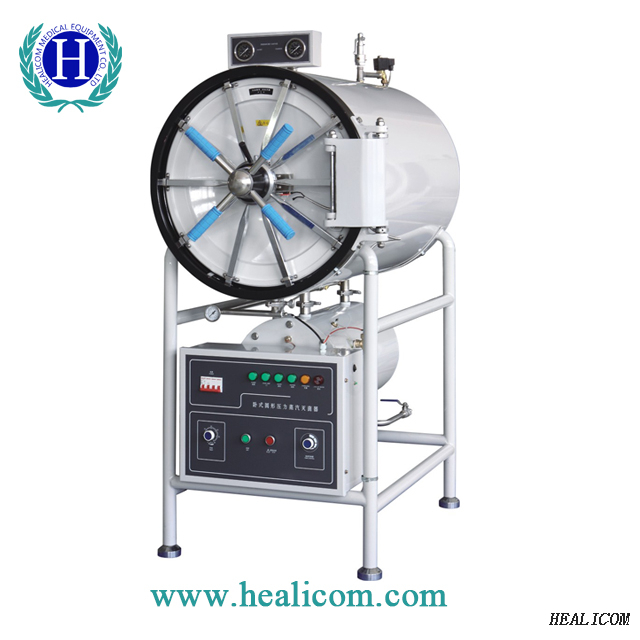 Stérilisateur cylindrique horizontal à vapeur de pression de l'autoclave 200L d'utilisation de l'hôpital HS-200A